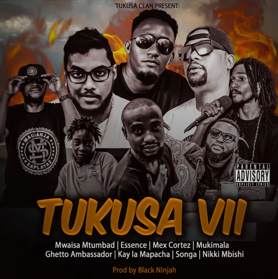 Song of | Mwaisa X Essence X Mex X Mukimala X Ghetto X Kay la Mapacha X Songa X Nikki mbishi – Tukusa VII